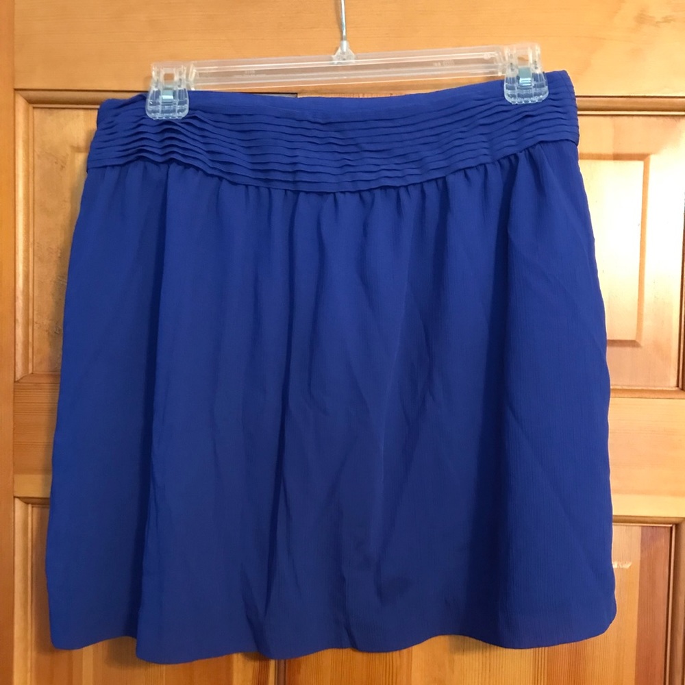 Royal blue skirt from Anne Taylor Loft